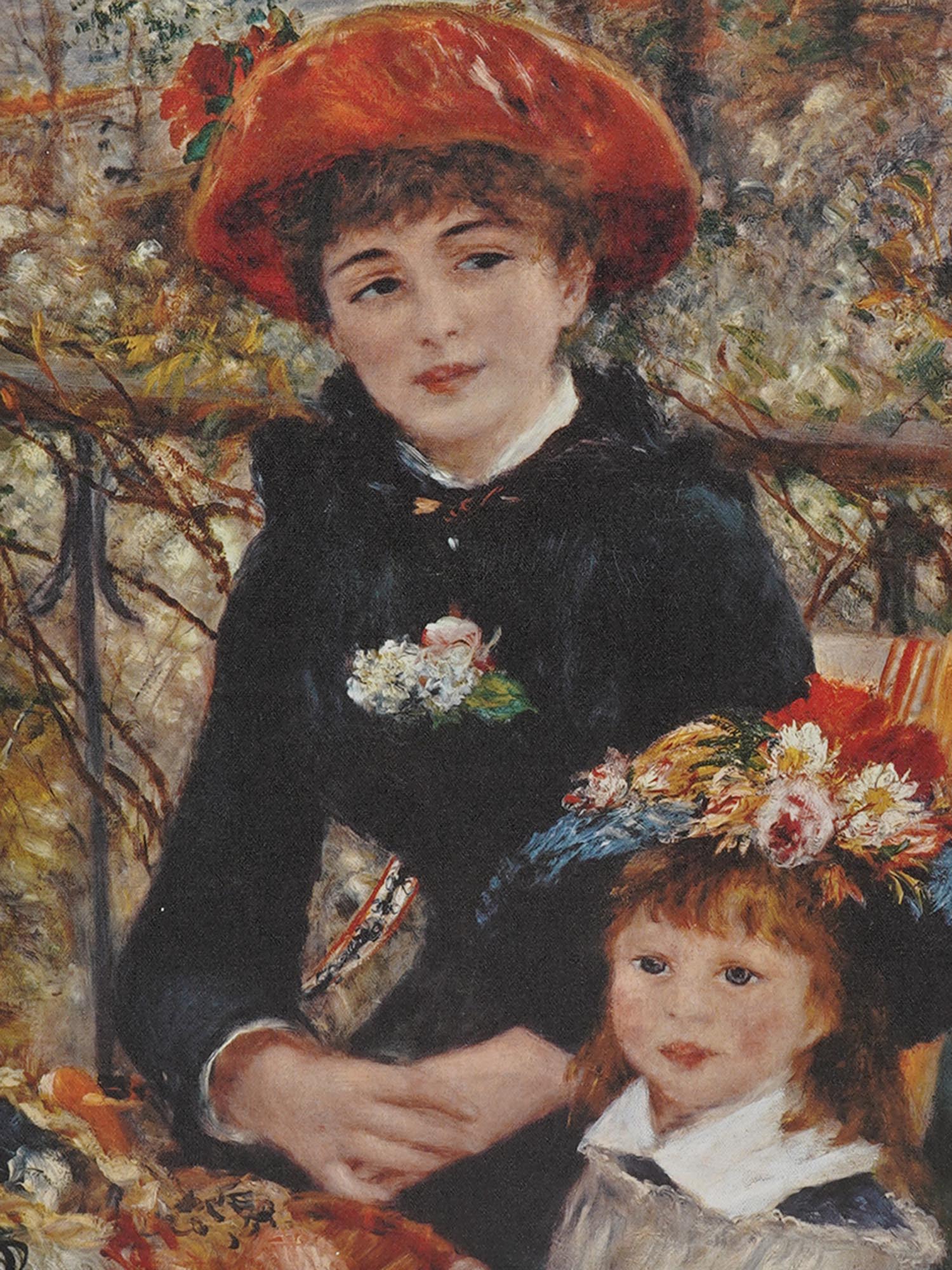 AUGUSTE RENOIR TWO SISTERS FRAMED OFFSET PRINT PIC-1